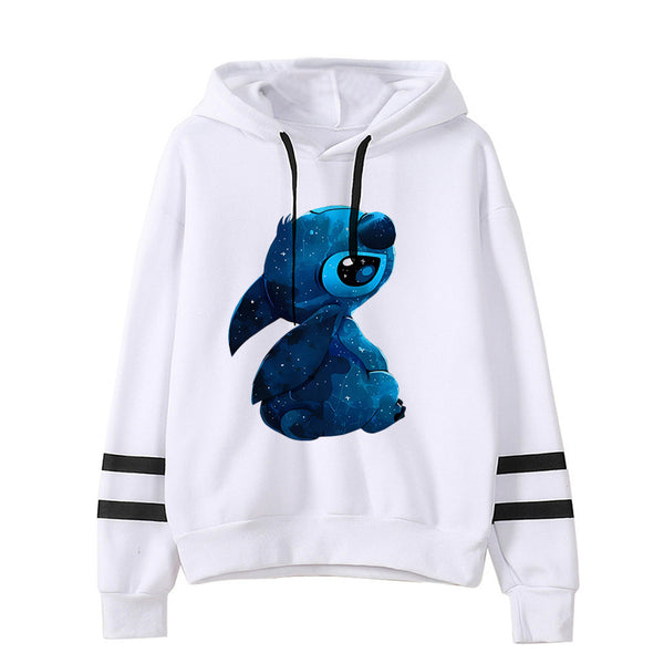 "Zensiva" Cute Stitch - Karikatür Tarzı Harajuku Hoodie