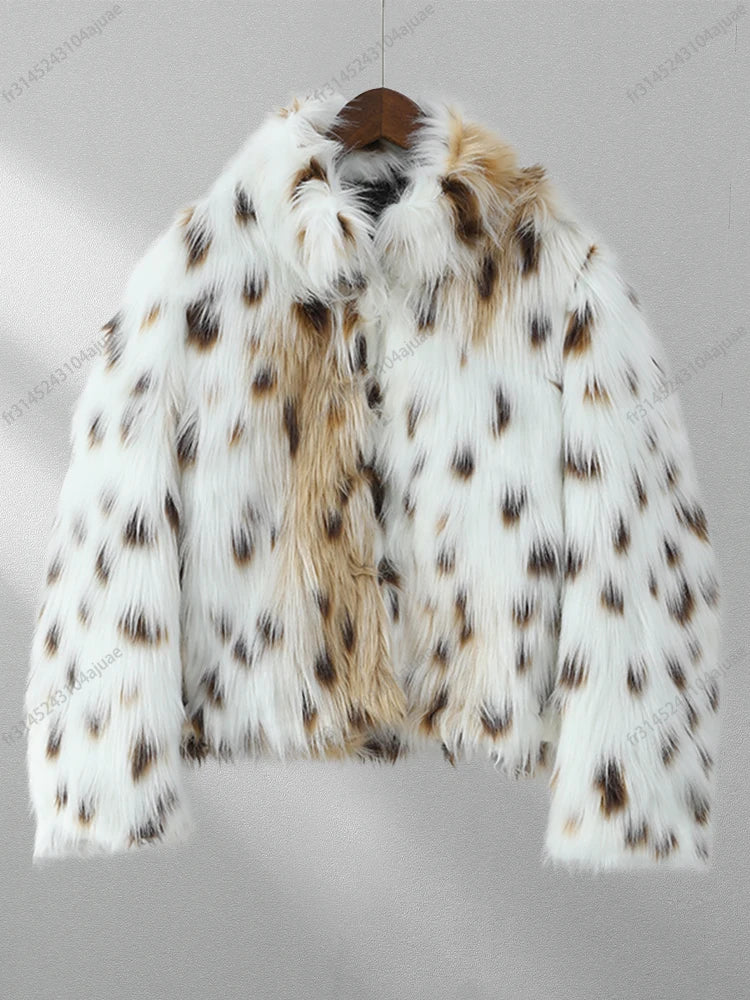 "Zensiva" Fluffy Glam - Faux Kürk Şık Ceket