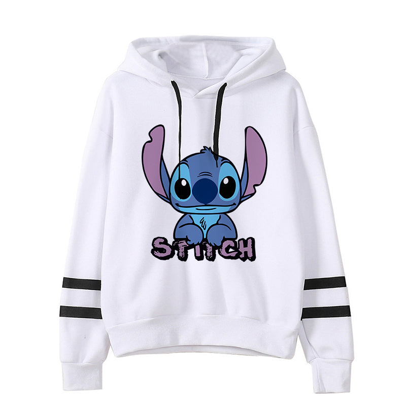 "Zensiva" Cute Stitch - Karikatür Tarzı Harajuku Hoodie